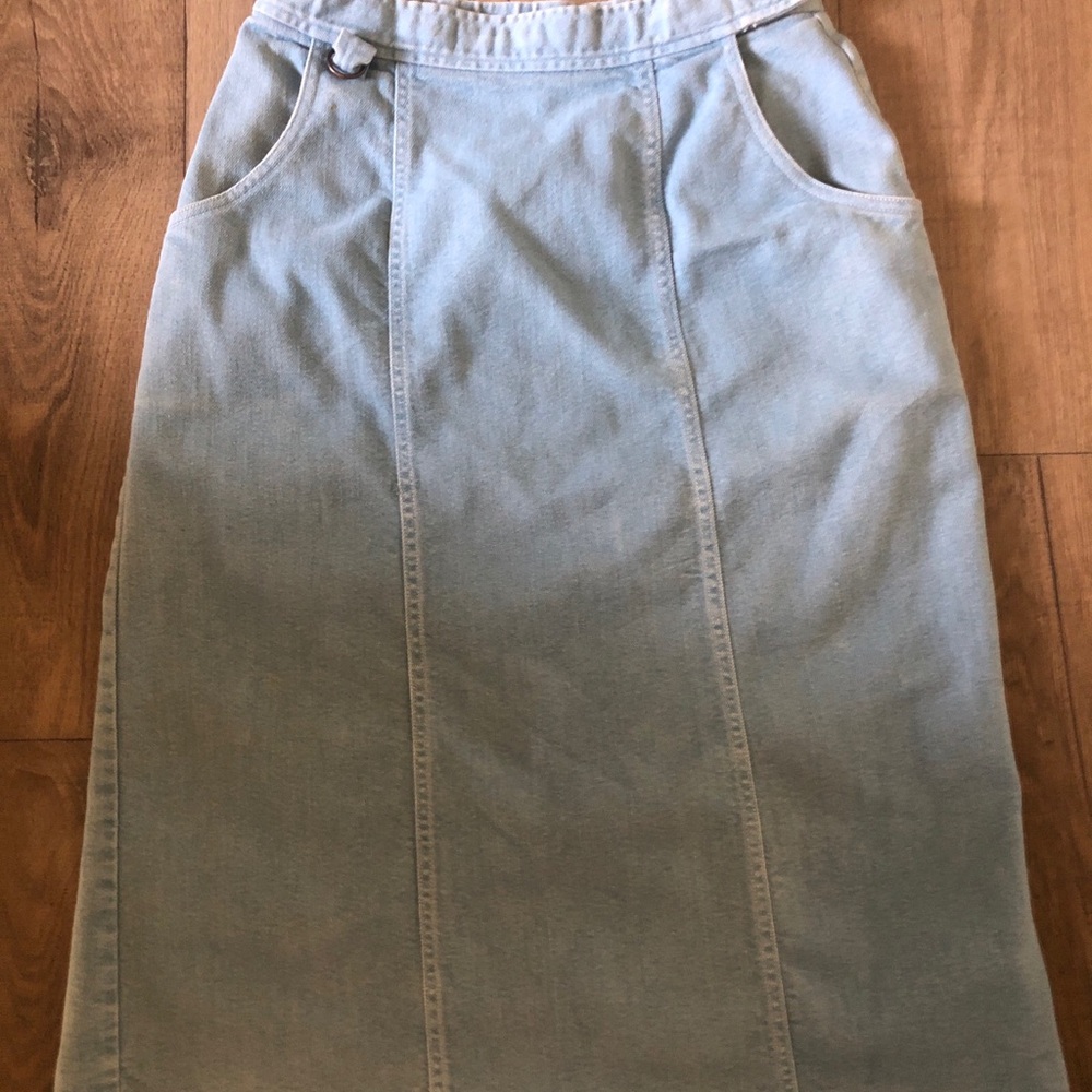 Koret Blue Midi Pencil Skirt for Work